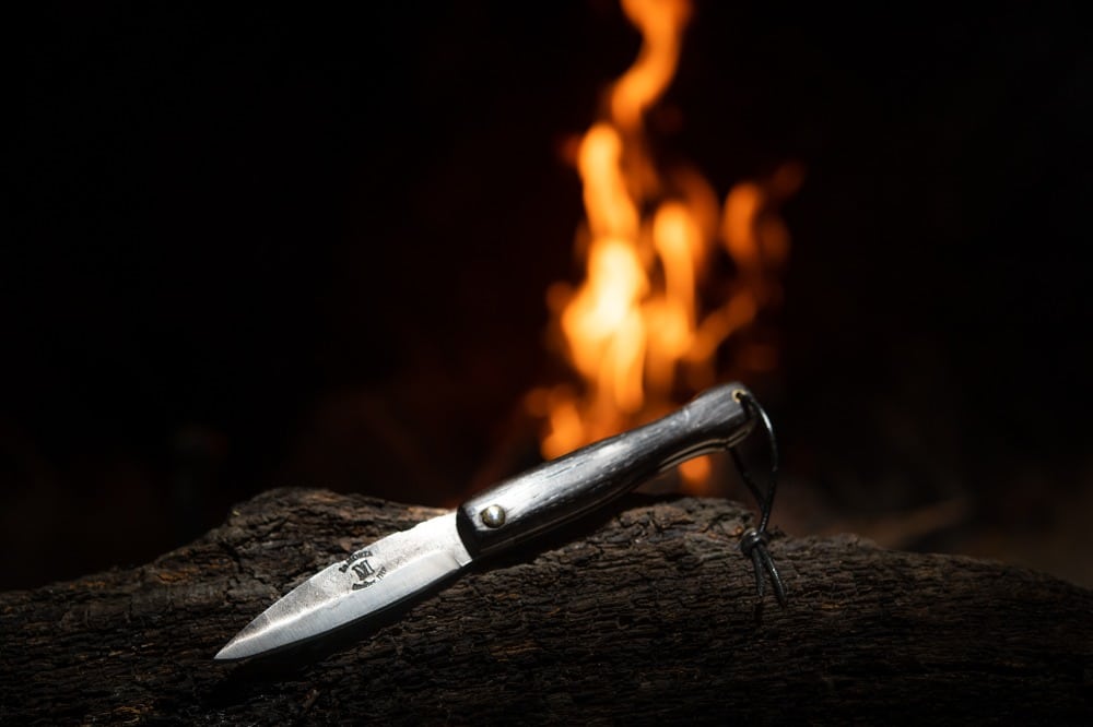 Couteau Morta mini brut de forge 2 1