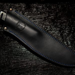Etui couteau Morta fixe brut de forge 19