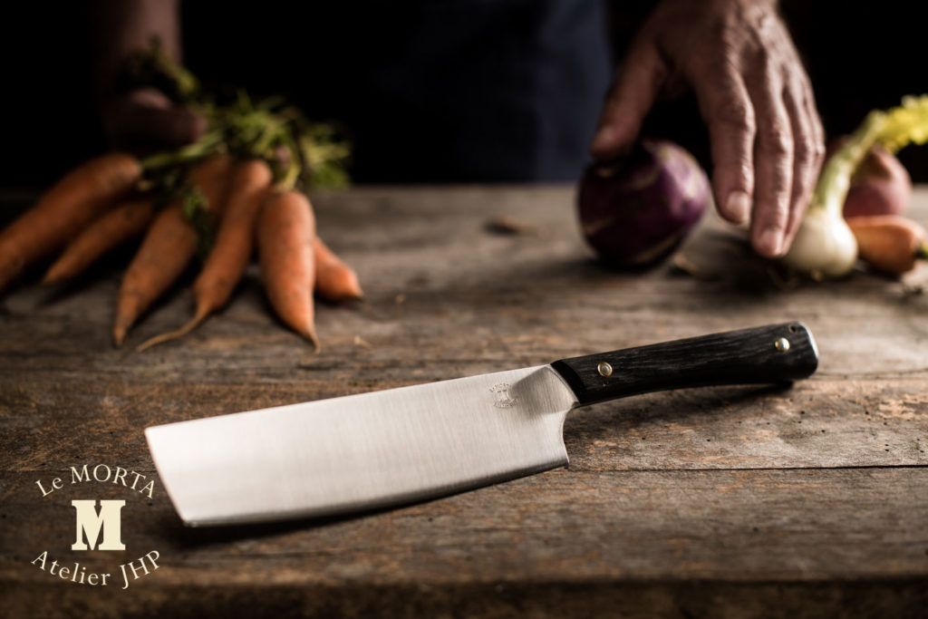 stainless steel chef's knife