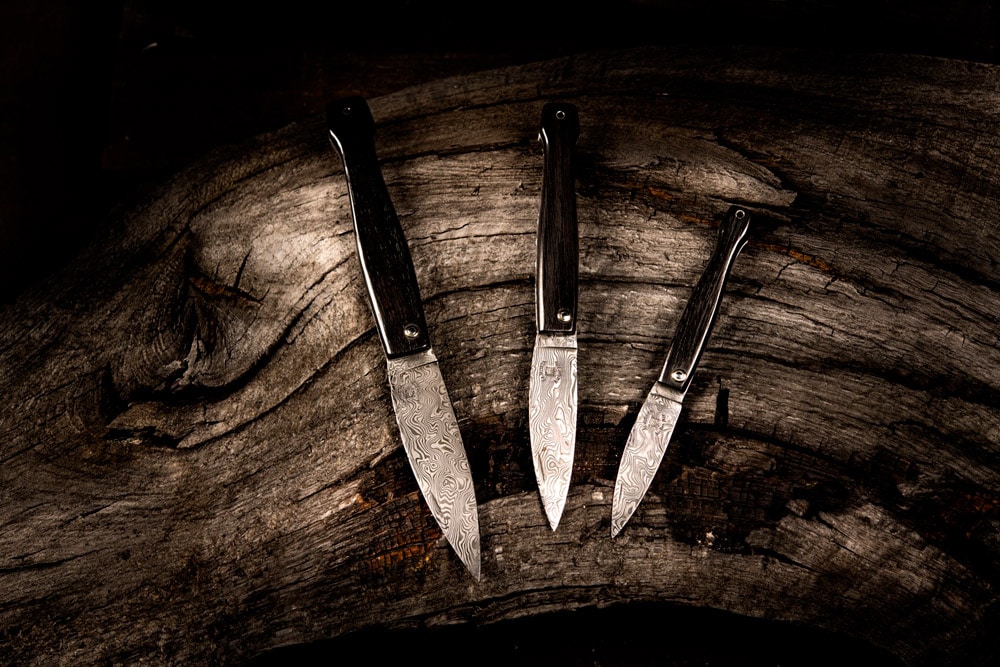 How to sharpen a damascus steel knife? 2 Comparaison couteaux Morta Damas
