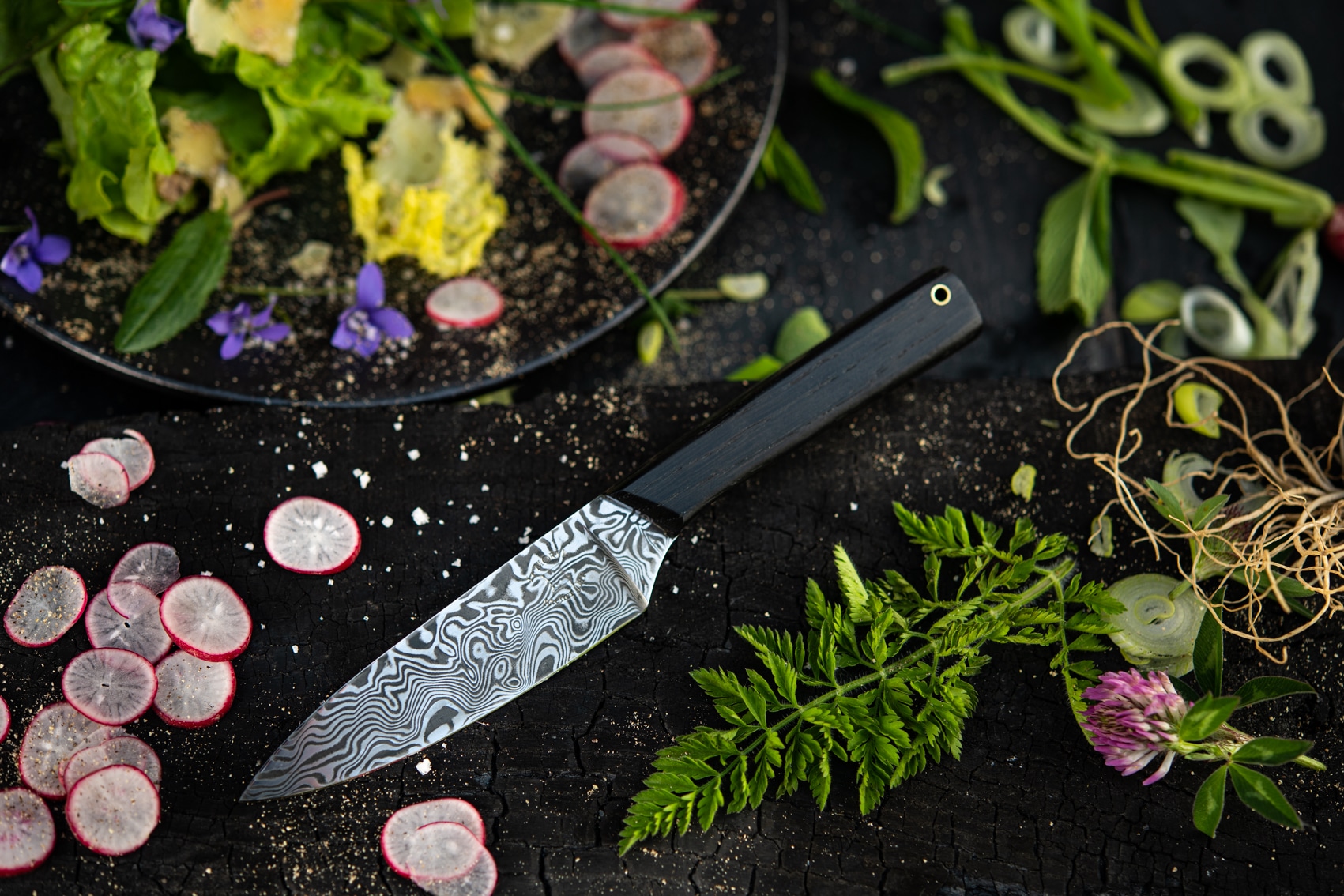 F.N. Sharp Damascus Steel Chef Knife