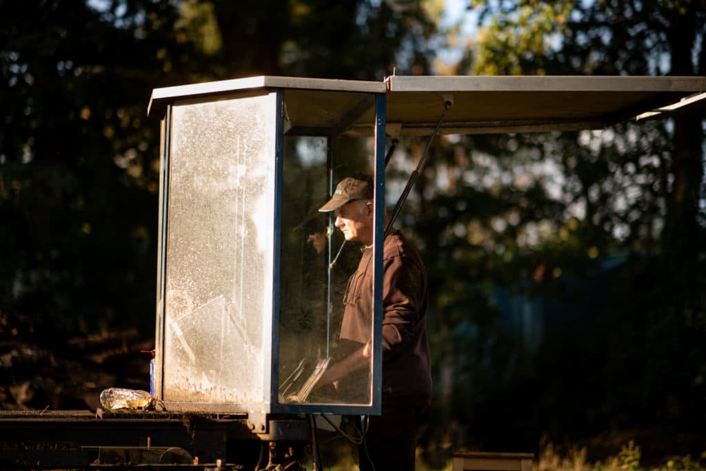 Scie Mobile et Morta - Cabine