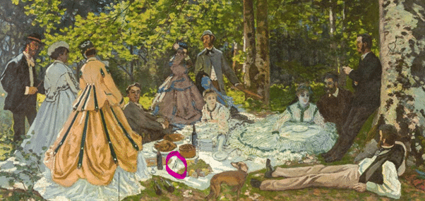 Monet Le dejeuner sur lherbe